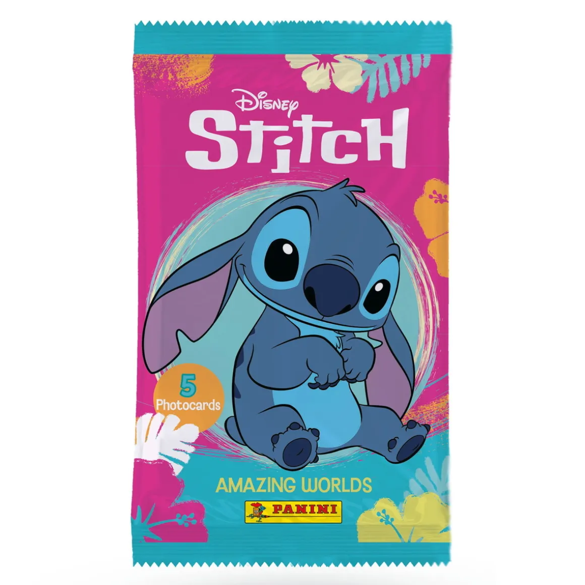 Samlekort Stitch Amazing World Photo Card OBS! Prisen er for en pose med 5 kort