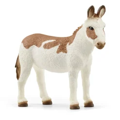 Schleich Amerikansk plettet æsel – 7,8 × 2,2 × 6,6 cm