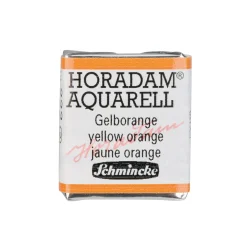 Schmincke Horadam akvarelfarve ½ kop – Yellow orange 222