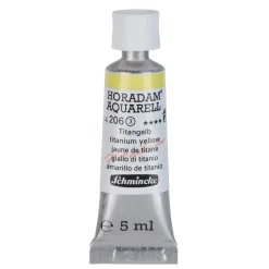 Schmincke Horadam akvarelfarve5 ml – Titanium yellow 206