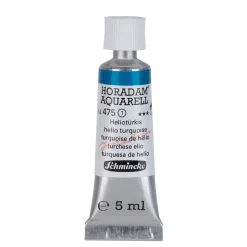 Schmincke Horadam akvarelfarve5 ml – Helio turquoise 475