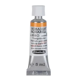 Schmincke Horadam akvarelfarve5 ml – Titanium gold ochre 659