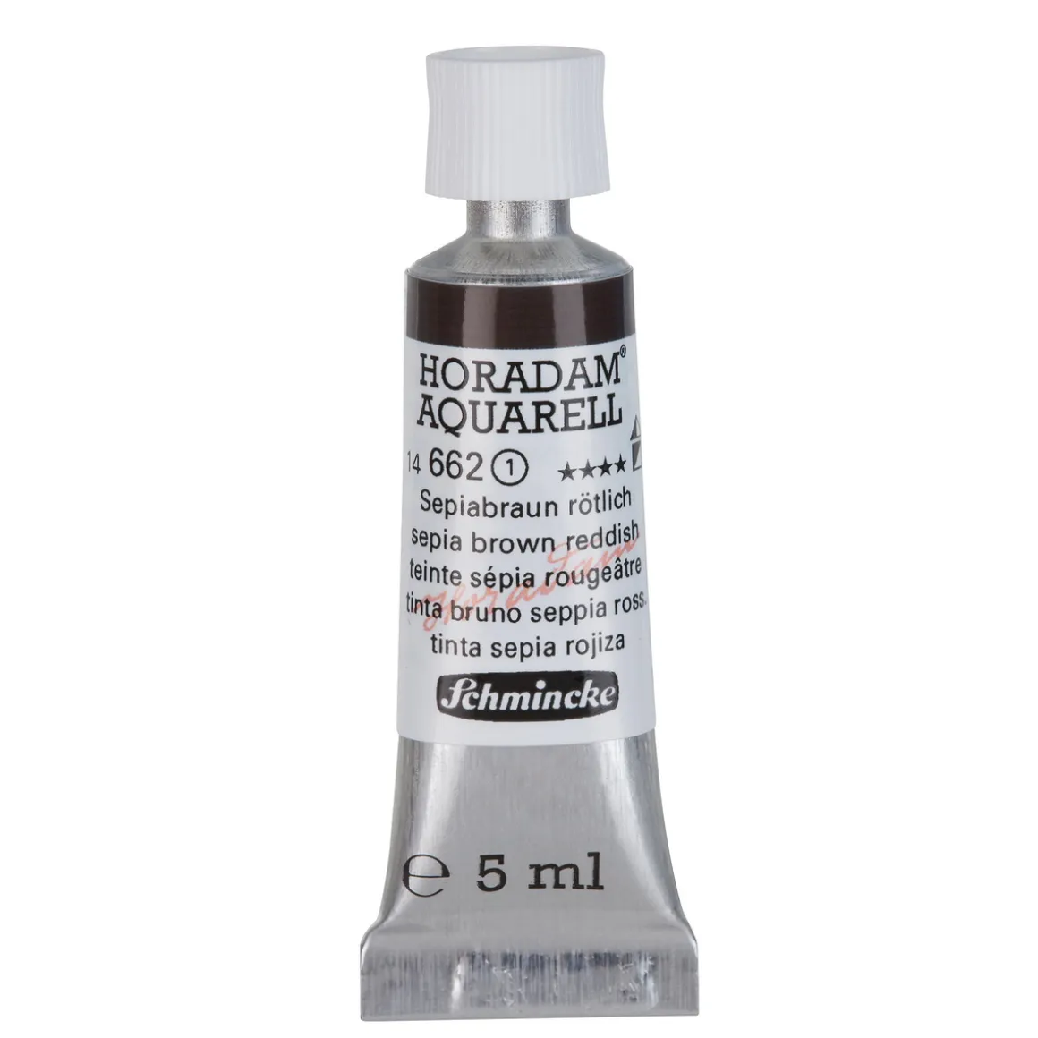 Schmincke Horadam akvarelfarve5 ml – Sepia brown reddish 662
