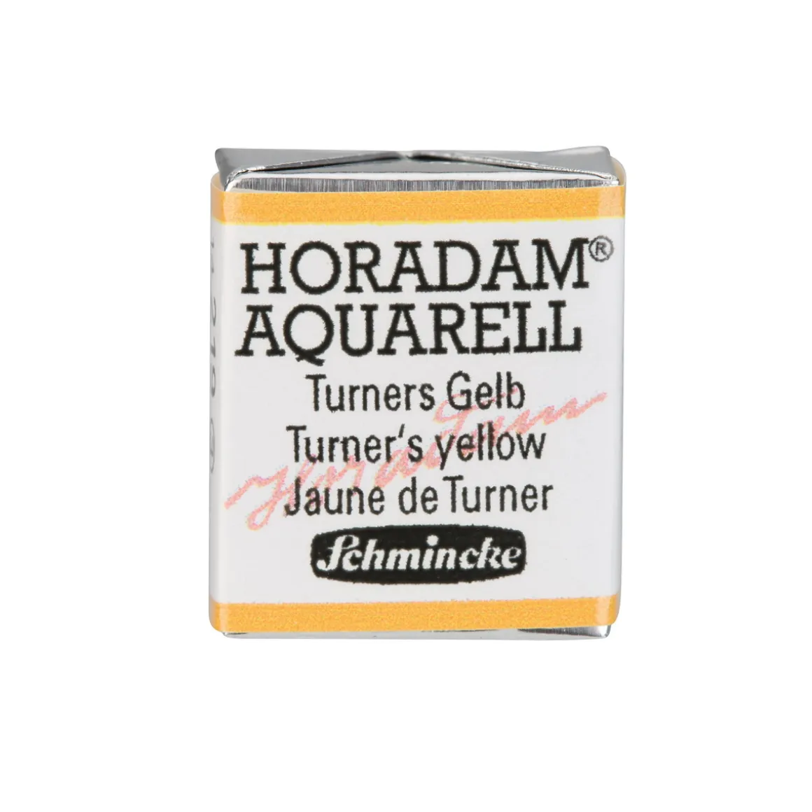Schmincke Horadam akvarelfarve ½ kop – Turner´s yellow 219