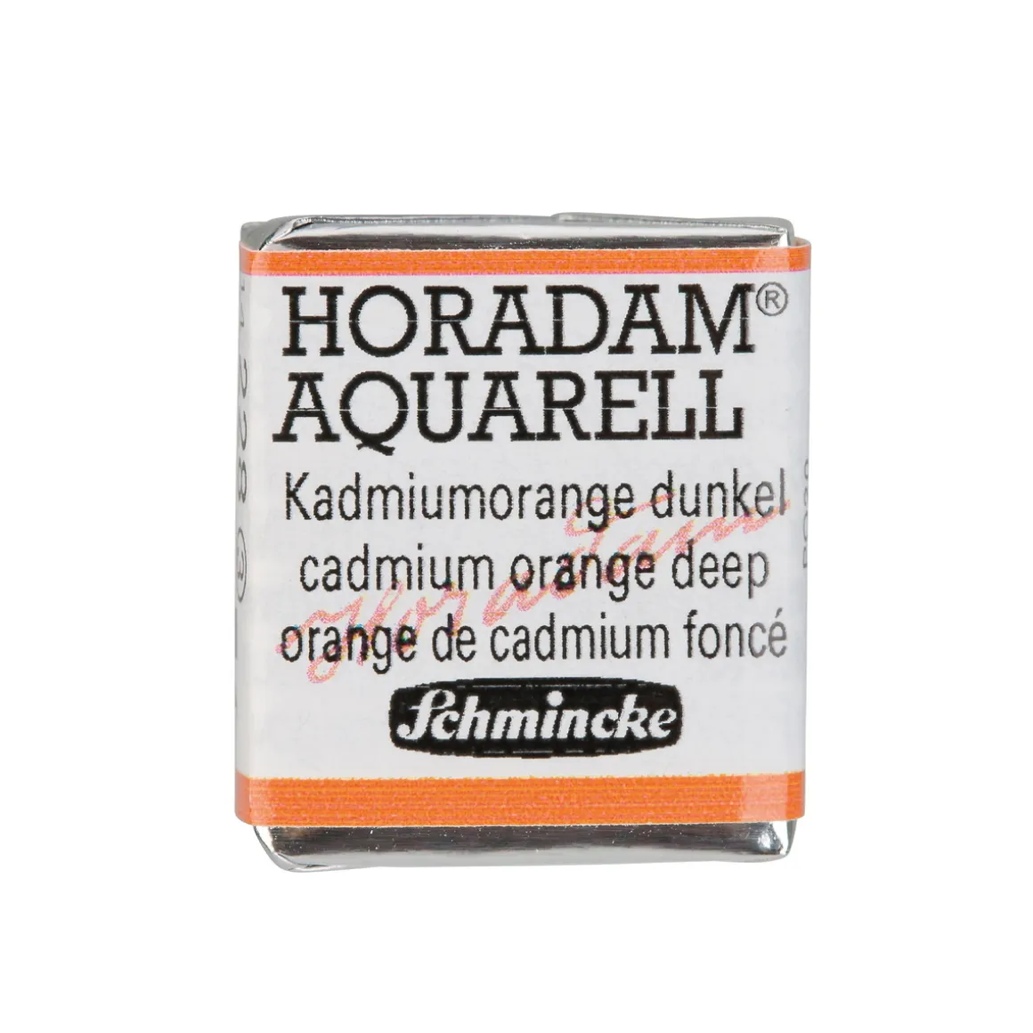 Schmincke Horadam akvarelfarve ½ kop – Cadmium orange deep 228