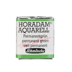 Schmincke Horadam akvarelfarve ½ kop – Permanent green 526