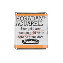 Schmincke Horadam akvarelfarve ½ kop – Titanium gold ochre 659
