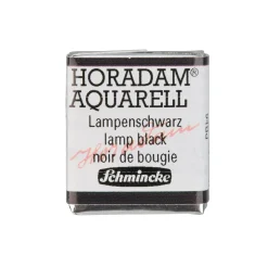 Schmincke Horadam akvarelfarve ½ kop – Lamp black 781