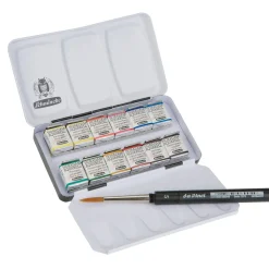 Schmincke Horadam Akvarel Metal set – 12x1/2 kopper plus pensel