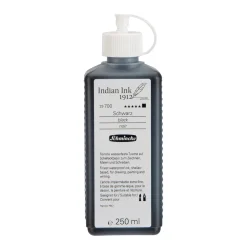 Schmincke Indian Ink 1912, sort tusch/blæk 250 ml