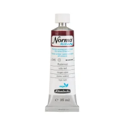 Schmincke Norma Blue vandopløselig oljemaling 35 ml Ruby red 21346