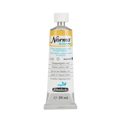Schmincke Norma Blue vandopløselig oljemaling 35 ml Naples yellow light 21226