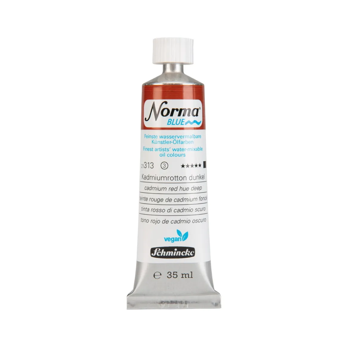 Schmincke Norma Blue vandopløselig oljemaling 35 ml Cadmium red hue deep 21313