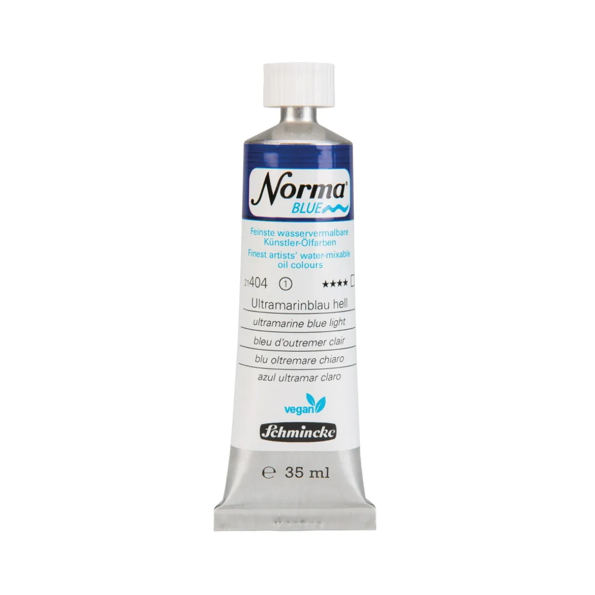 Schmincke Norma Blue vandopløselig oljemaling 35 ml Ultramarine blue light 21404