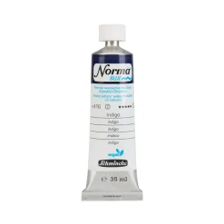 Schmincke Norma Blue vandopløselig oljemaling 35 ml Indigo 21416
