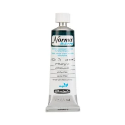 Schmincke Norma Blue vandopløselig oljemaling 35 ml Phthalo green 21500