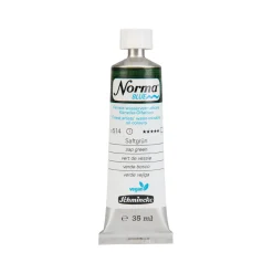 Schmincke Norma Blue vandopløselig oljemaling 35 ml Natural green earth 21519