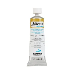 Schmincke Norma Blue vandopløselig oljemaling 35 ml Classic gold 21802