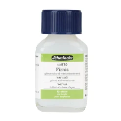 Schmincke Varnish Gloss, blankt beskyttelseslak/fernis til akrylfarve, 60 ml
