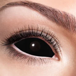 Sclera linser Black Eye, natsorte og heldækkende Ø22 mm linser