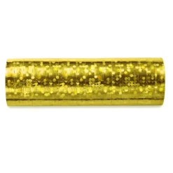 Serpentiner i flot glitrende guldfarve, 18 stk., 3,8 m