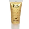 Shimmer gel 8 ml guld, skøn glittersminke til fest og karneval
