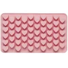Silikoneform hjerte med 50 hjerter, 180×110×15 mm
