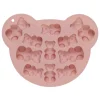 Silikoneform 11 store og små bamser, støbeform til fødevarer, beton, resin m.m. 16,2×12,3×1,5 cm