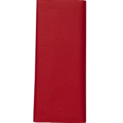 Silkepapir 25 ark à 70×50 cm, røde ark. 14 g/m²