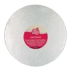 Sølvfarvet kagepapir Ø20 cm