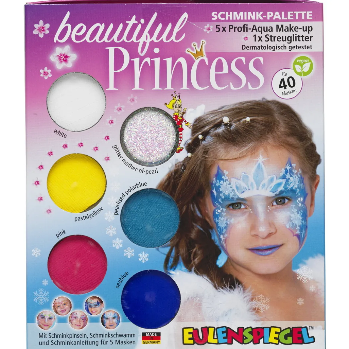 Sminke-kit prinsesse – prins eller prinsesse, det bliver under alle omstændigheder flot!