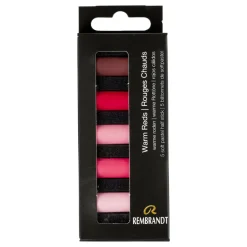 Soft Pastel Warm reds 5 stk