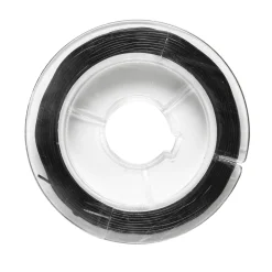 Sort, elastisk smykketråd Ø 0,5 mm, 10 meter