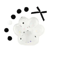 Squeezy squeeze kattepote! Klemmevenligt, transparent klemmelegetøj 7,5×6 cm