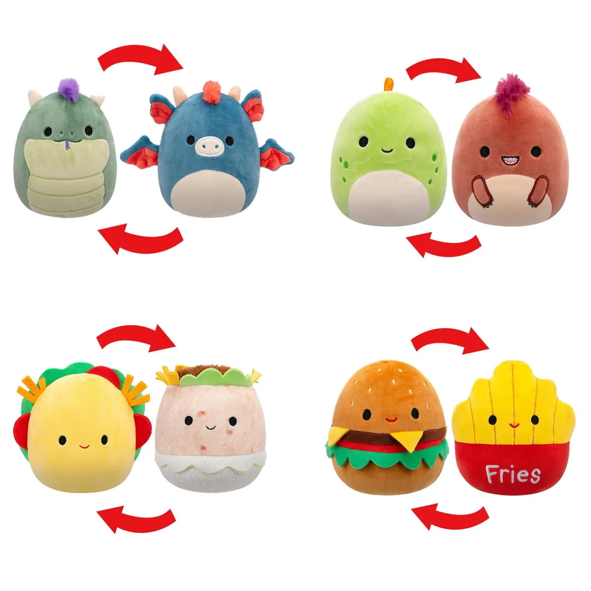 Squishmallows Flip-A-Mallow 13 cm sæson 20, pris pr. stk., sælges assorteret online