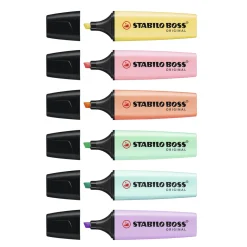 Stabilo Boss pastel 6-pak