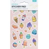 Stickersblok Kawaii – 2×10 designs, i alt 20 ark med supersøde kawaii-klistermærker! 10×18 cm