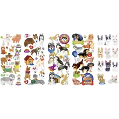 Stickers 10p masser af hunde