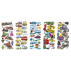 Stickers 10p verdens køretøjer