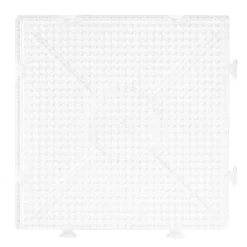 Stiftplade Midi kvadrat, kan bygges sammen, 15×15 cm – til vores rørperler, som er Ø5 mm