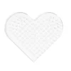 Stiftplade Midi lille hjerte, 8×7,5 cm – til vores rørperler, som er Ø5 mm