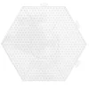 Stiftplade Midi sekskant, 15,5×13,5 cm – til vores rørperler, som er Ø5 mm