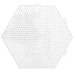 Stiftplade Midi sekskant, 15,5×13,5 cm – til vores rørperler, som er Ø5 mm