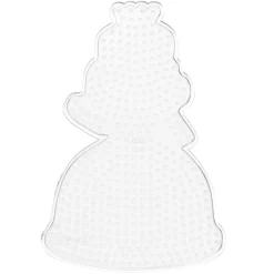 Stiftplade Midi stor prinsesse, 10,5×15,5 cm – til vores rørperler, som er Ø5 mm