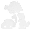 Stiftplader Midi 3-pak – 3 forskellige dinosaurer – til vores rørperler, som er Ø5 mm