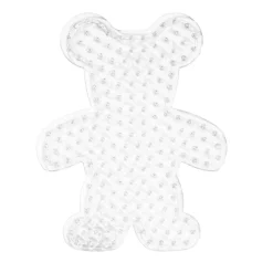 Stiftplade XL bamse, 15,5×19,3 cm – til vores XL-rørperler, som er Ø9 mm