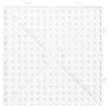 Stiftplade XL firkant, 16×16 cm – til vores XL-rørperler, som er Ø9 mm