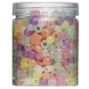 380 store, selvlysende perler/glow in the dark pony beads, hjerter og stjerner