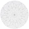 Stort rundt lærred med trykt motiv – diamantmønster, diameter 51 cm