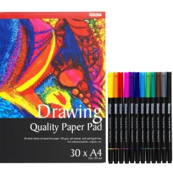 Sæt twin brush & blok A4
